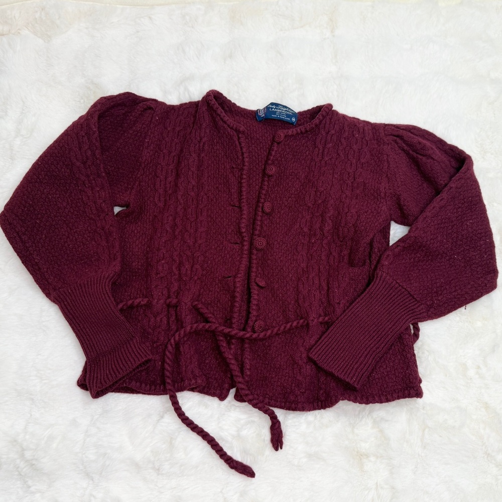 Vintage 100% Lambswool Kenneth Gordon Lady Leighton Cardigan